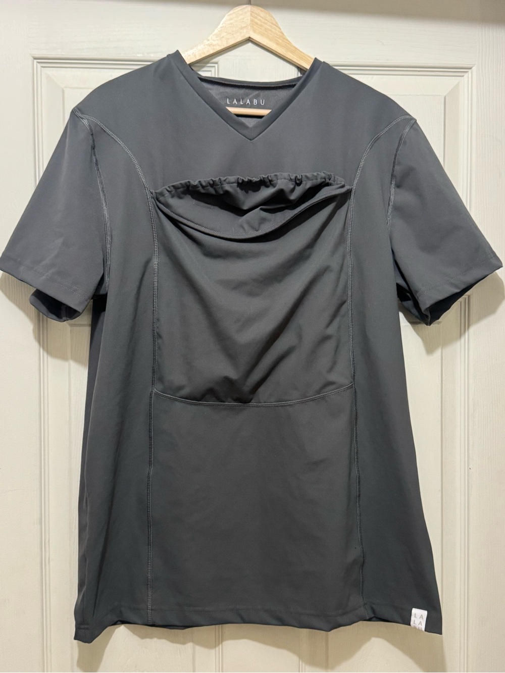 Lalabu Dad Shirt with front baby pouch